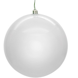 Vickerman White Ball Ornament - 1 of 1