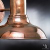 Urban Ambiance Luxury Luxe Industrial Outdoor Wall Light,  10"H x 8.125"W,  Solid Copper Finish, UHP1020 - 4 of 4
