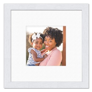 Courtside Market Classic Hues Portrait Frame Collection White 9"x9" 1-5x5 Opening - 1 of 2