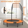 Ainfox Compact Fitness Trampoline with Handlebar - 3 of 4