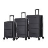 InUSA Elysian Lightweight Hardside Carry On Spinner 3pc Luggage Set - 2 of 4