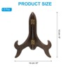 Unique Bargains Imitation Wood Adjustable Folding Picture Frame Display Stand 3 Pcs - 2 of 4