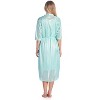 Casual Nights Women's Satin 2 Piece Robe and Nightgown Set - 3 of 4