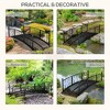 Gulches Garden Bridges: Elegant Metal & Wood Footbridges with Safety Siderails - 4 of 4