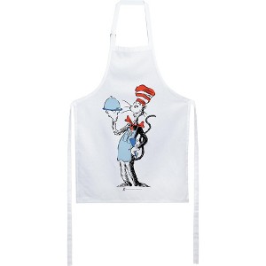 Cat in the Hat Chef Character White Fabric Apron - 1 of 1