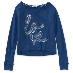 Aeropostale Womens Studded Cropped Sweatshirt - 1 of 1