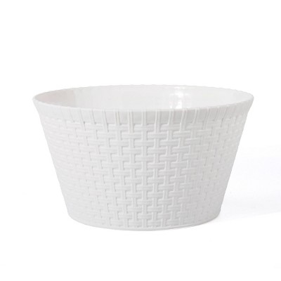 135oz Large Plastic Woven Basket White - Bullseye's Playground™ : Target