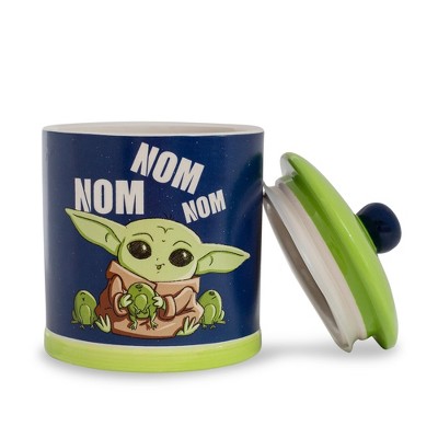 Star Wars Grogu Nom Nom Ceramic Cookie Jar with Lid