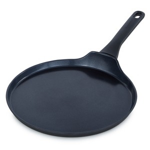 BergHOFF Helix Nonstick Ceramic Pancake Pan 11", Recycled Aluminum, Black - 1 of 4