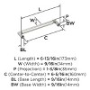 Amerock Balon Pull for Cabinets, Drawers, and Furniture - 3 of 4