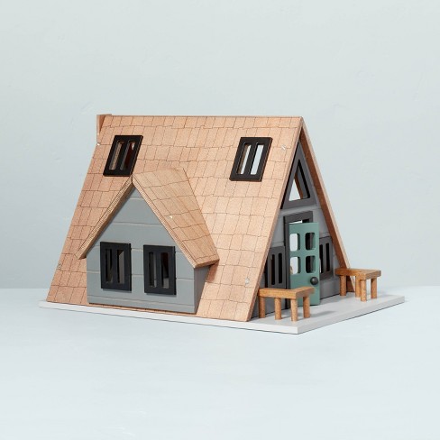 Toy A-Frame Cabin Dollhouse - Hearth & Hand™ with Magnolia - image 1 of 3