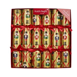 Robin Reed English Holiday Christmas Crackers - Heritage Nutcracker, 6 Count - 1 of 3