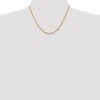 Black Bow Jewelry 2.5mm, 14k Yellow Gold Light Diamond Cut Rope Chain Necklace - 2 of 4