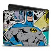 Adult Batman Comic Book Panels Collage Bi-Fold Wallet - 2 of 3