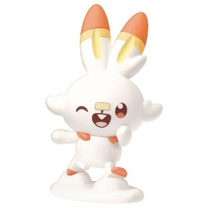 Takara Tomy Pokemon Poke Peace Doll Balloon Scorbunny - 1 of 4
