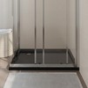 vidaXL Square ABS Shower Base Tray Black 35.4"x35.4" - 3 of 4