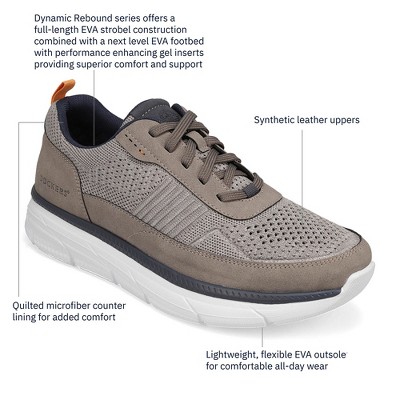 Dockers Mens Ready Set Go Knit Sneaker, Light Grey, Size 11 — фото 8