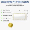 Avery 2" x 4" Labels, Gold Border with Gold Dots, 100 ct - 2 of 4