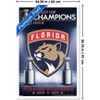 Trends International NHL Florida Panthers - 2025 Stanley Cup Team Logo Framed Wall Poster Prints - 3 of 4