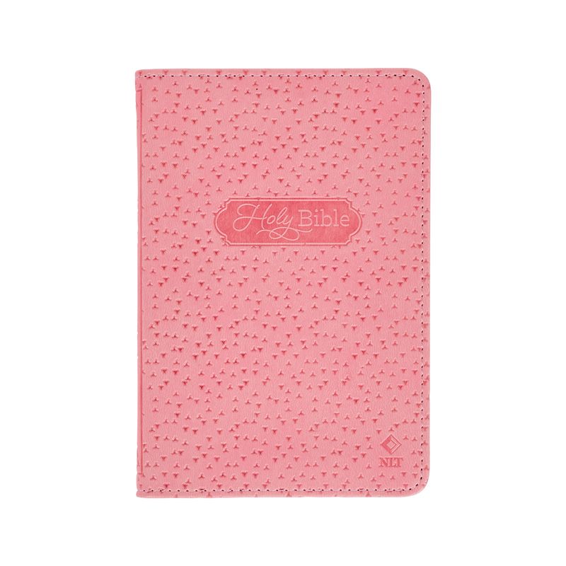 NLT New Testament with Psalms Keepsake Holy Bible for Baby Girls, New Living Translation, Pink - (Leather Bound), 1 of 2