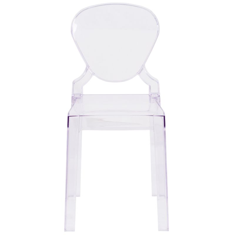 Flash Furniture Ghost Chair with Tear Back in Transparent Crystal, 5 of 6