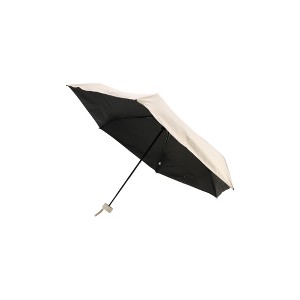 Unique Bargains Umbrella 6-Rib Flat 50% Fold Mini Parasol Full Shading-Sun Protection Impact Cloth 34.25"x20.47" 1 Pcs - 1 of 4