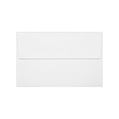 LUX A10 Invitation Envelopes (6 x 9 1/2) 50/Pack 60lb. White w/Peel & Press (4890-WPP-50)