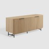 Modern 4 Door Fluted Sideboard - Saracina Home - 3 of 4