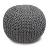 Rigby Hand Knit Round Pouf - Wyndenhall - 2 of 4