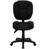 Emma and Oliver Mid-Back Multifunction Pillow Top Swivel Ergonomic Task Office Chair - image 4 of 4