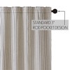 Kaila Ticking Stripe Ruffled Shower Curtain 72x72  VHC Brands - 2 of 3