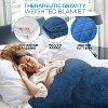 SereneLife 20 lbs Gravity Weighted Blanket – Therapeutic Heavy Comforter Blanket for Better Sleep, Anti-Anxiety, 60” x 80” (Queen Size) – SLHVBLKT20 - 4 of 4