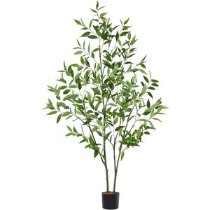 Garvee Artificial Eucalyptus Tree, Lifelike Faux Plant, Bendable Stems, Indoor/Outdoor, Effortless Assembly - 1 of 4