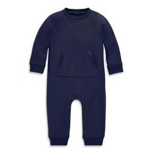 Primary Baby sweatshirt romper - 1 of 3