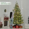 9ft Artificial Prelit Sparse Cedar Christmas Tree with LED Lights and 4306 Tips, Steel Base for Home Office Holiday - 3 of 4