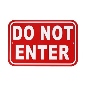 Unique Bargains Waterproof Reflective Do Not Enter Sign 1 Pc - 1 of 4