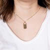 Pavilion Gift Company - Love You - Mother of Pearl - 16.5"-18.5" 14K Gold Plated Necklace - Necklaces - 2 of 4