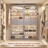 Aheaplus 80-In Tall Shoe Cabinet with Drawers, 9-Tier Shoe Storage Shelves - 2 of 4