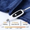 33"x22" Heating Pad for Back Pain Relief, Electric Weighted Heating Pad with 2H Auto Off Full Body Heat Pad, Fast Heating, 4 Temperature Settings - 3 of 4