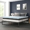 Flash Furniture 14 Inch Metal Platform Bed Frame with 12 Inch Pocket Spring Mattress in a Box and 3 inch Cool Gel Memory Foam Topper - 2 of 4