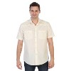 Gioberti Men's Casual Western Solid Short Sleeve Shirt With Pearl Snaps - 2 of 4
