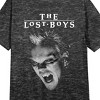 Lost Boys Vampire Logo Women's Charcoal Heather Nightshirt - 2 of 3