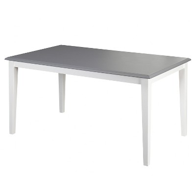 target white dining table