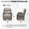Outdoor Gliders Swivel Chairs with 6-Inch Thick Cushions Swivel Rocker Patio Chairs - 2 of 4