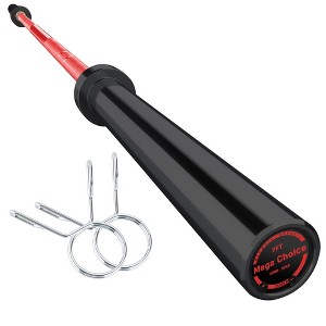 7FT Olympic Barbell, 1500lbs Capacity Weight Bar For Weightlifting and Powerlifting 45lb, Weight Bar Fit 2” Standard Weights - 1 of 4