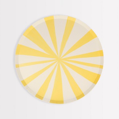 Yellow Sunshine 8.5 Paper Plates 20 ct