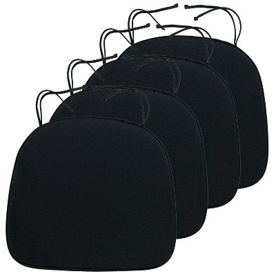 LeisureMod Modern Dining Chair Cushion Pads Set of 4