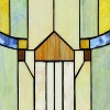 Chloe Lighting Kinsey Tiffany-Style Mission Design Window Panel 18" X 25" - 3 of 4