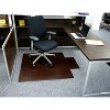 44"x52" Deluxe Chair Floor Mat with Lip Dark Cherry - Anji Mountain: Durable Office Accessory, Easy Roll, Stylish Design - 4 of 4