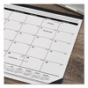 Ruled Desk Pad, 24 x 19, White Sheets, Black Binding, Black Corners, 12-Month (Jan to Dec): 2025 - 2 of 2